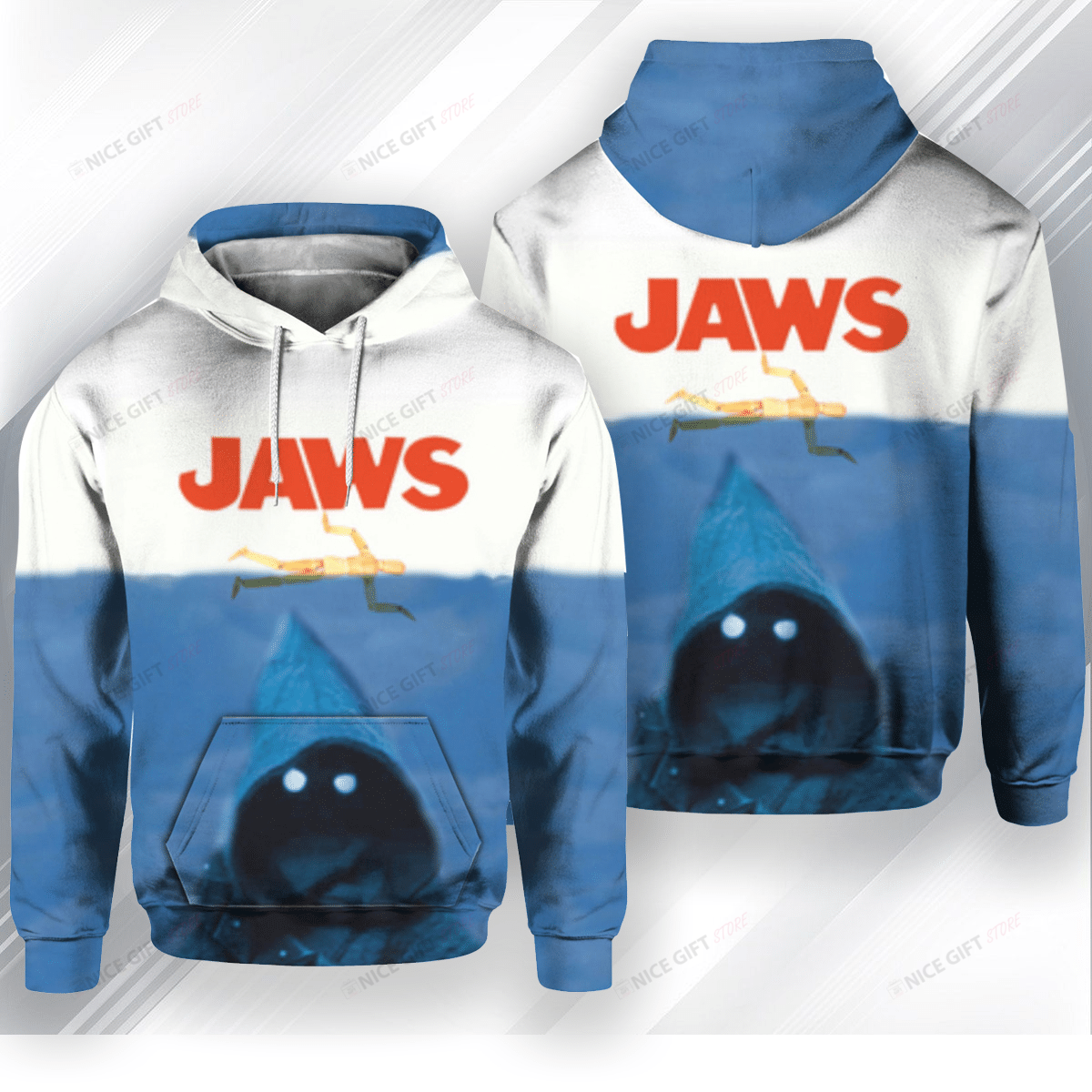 JAWS 3D Hoodie Gift For Fans