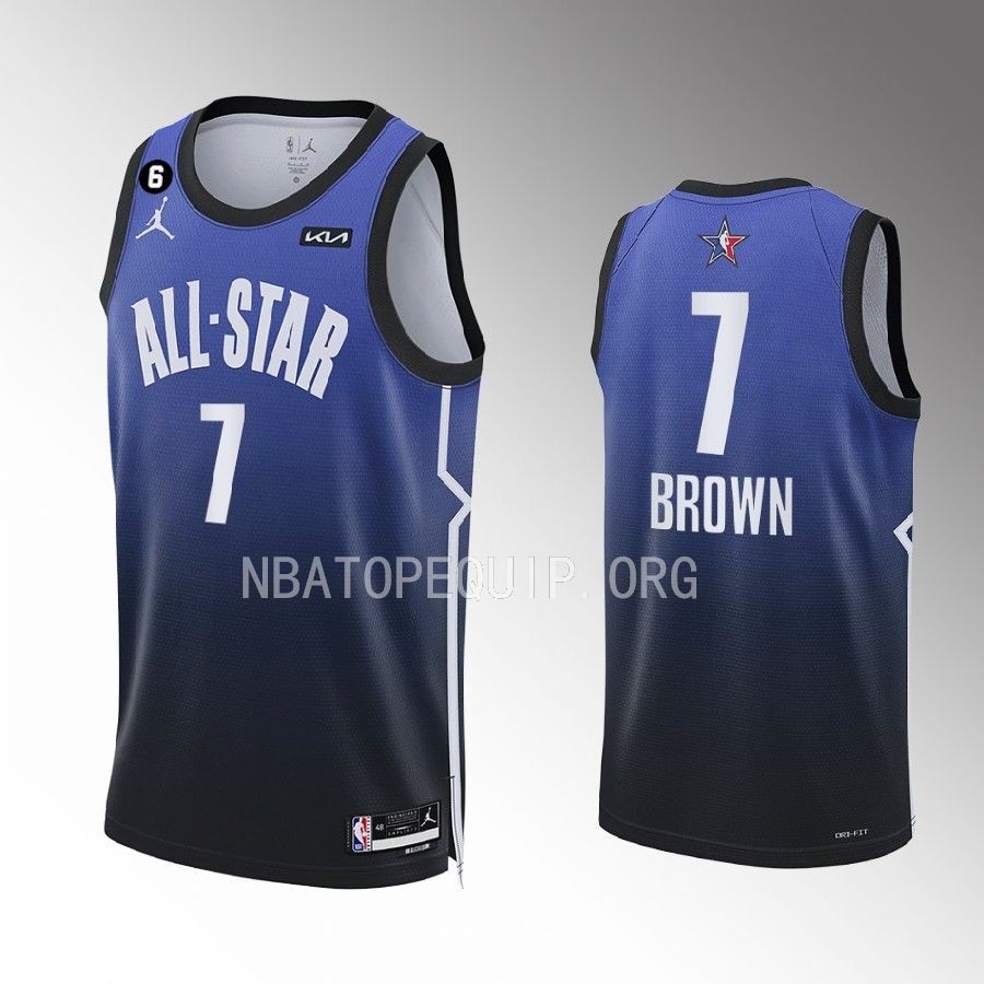 Jaylen Brown 2023 NBA All-Star Eastern Conference Blue Jersey Boston Celtics #7