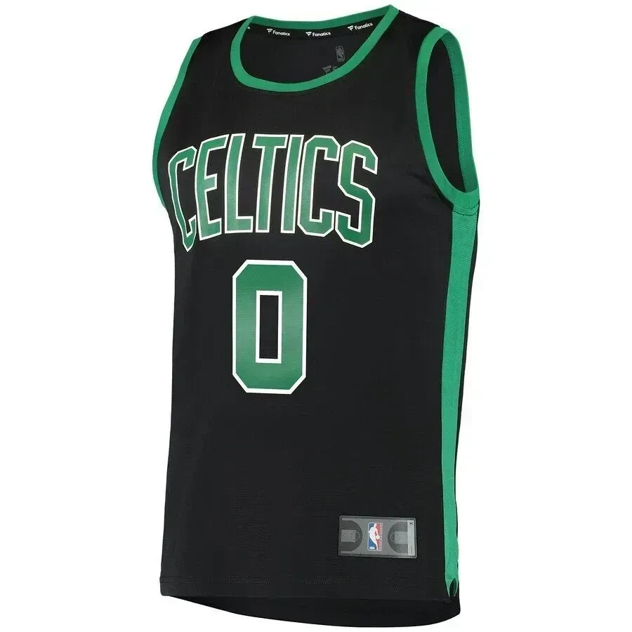 Jayson Tatum Boston Celtics Fast Break Jersey Black – Statement Edition