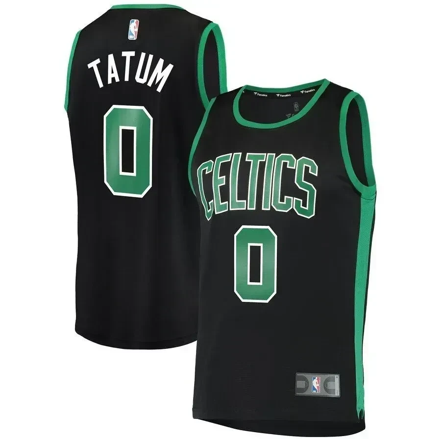Jayson Tatum Boston Celtics Fast Break Jersey Black – Statement Edition