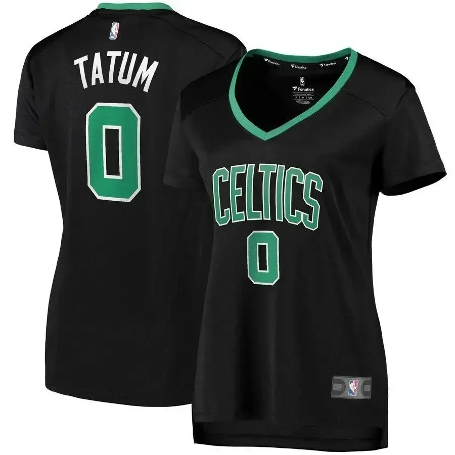 Jayson Tatum Boston Celtics Women’s Fast Break Player Jersey – Statement Edition – Black
