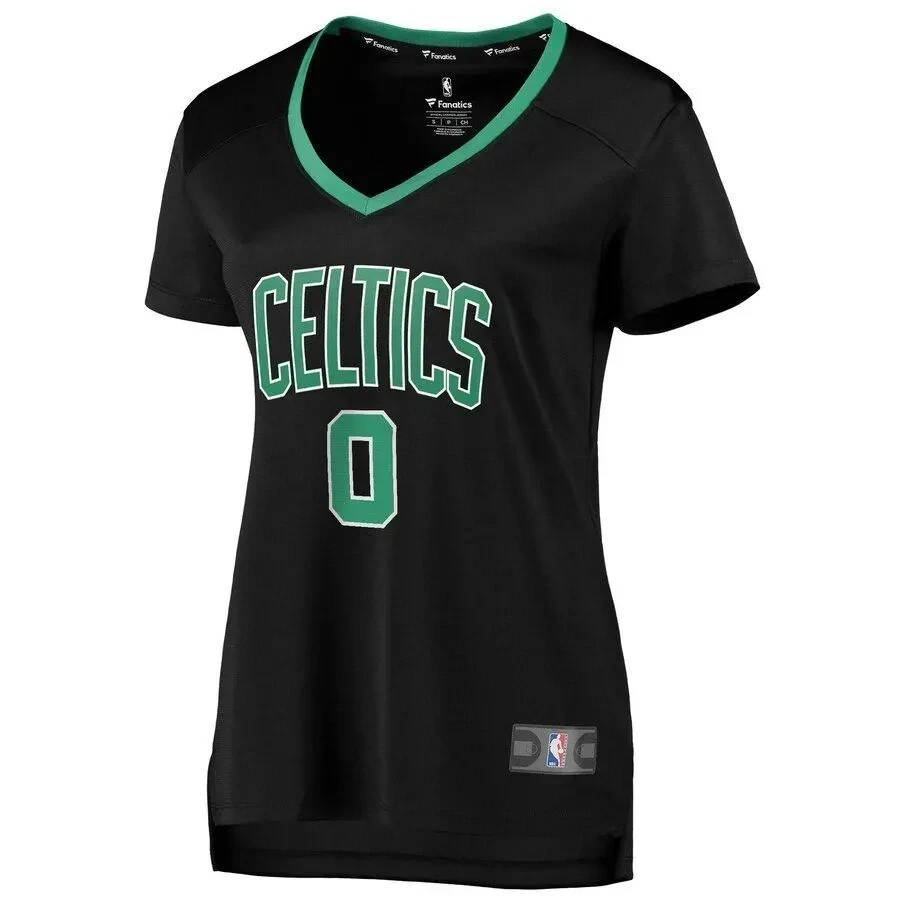 Jayson Tatum Boston Celtics Women’s Fast Break Player Jersey – Statement Edition – Black