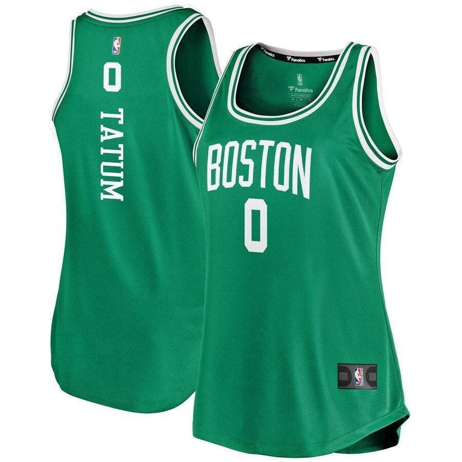 Jayson Tatum Boston Celtics Women’s Fast Break Team Tank Jersey – Icon Edition – Kelly Green