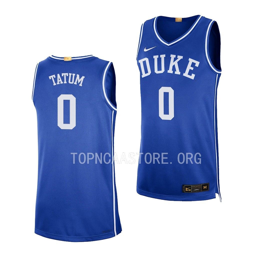 Jayson Tatum Duke Blue Devils #0 Royal Limited Jersey