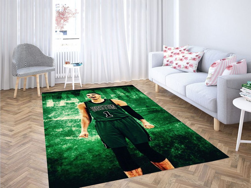 Jayson Tatum Living Room Modern Carpet Rectangle Rug