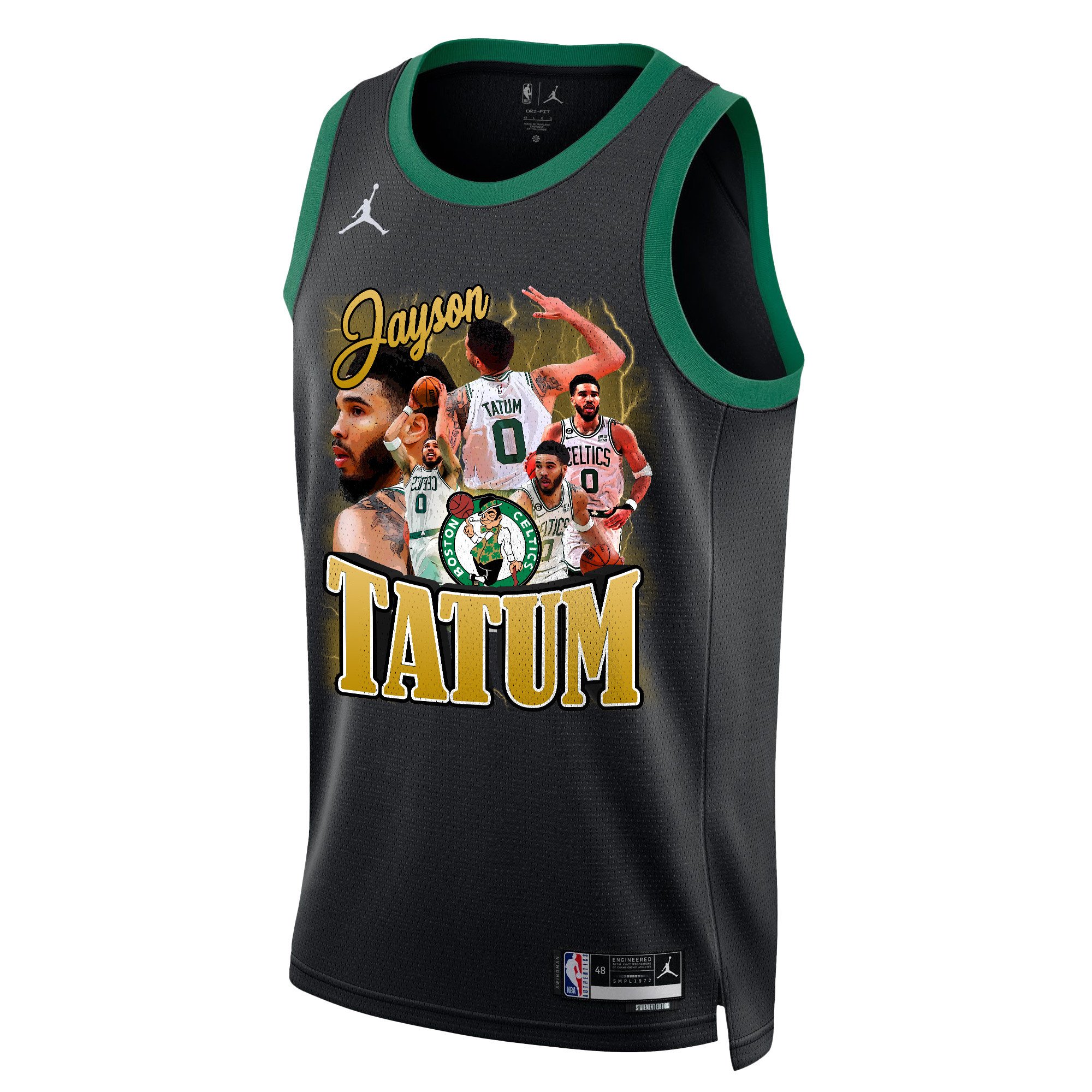 Jayson Tatum The Green Machine Boston Celtics 2022-23 Jersey – Screen Print Graphics