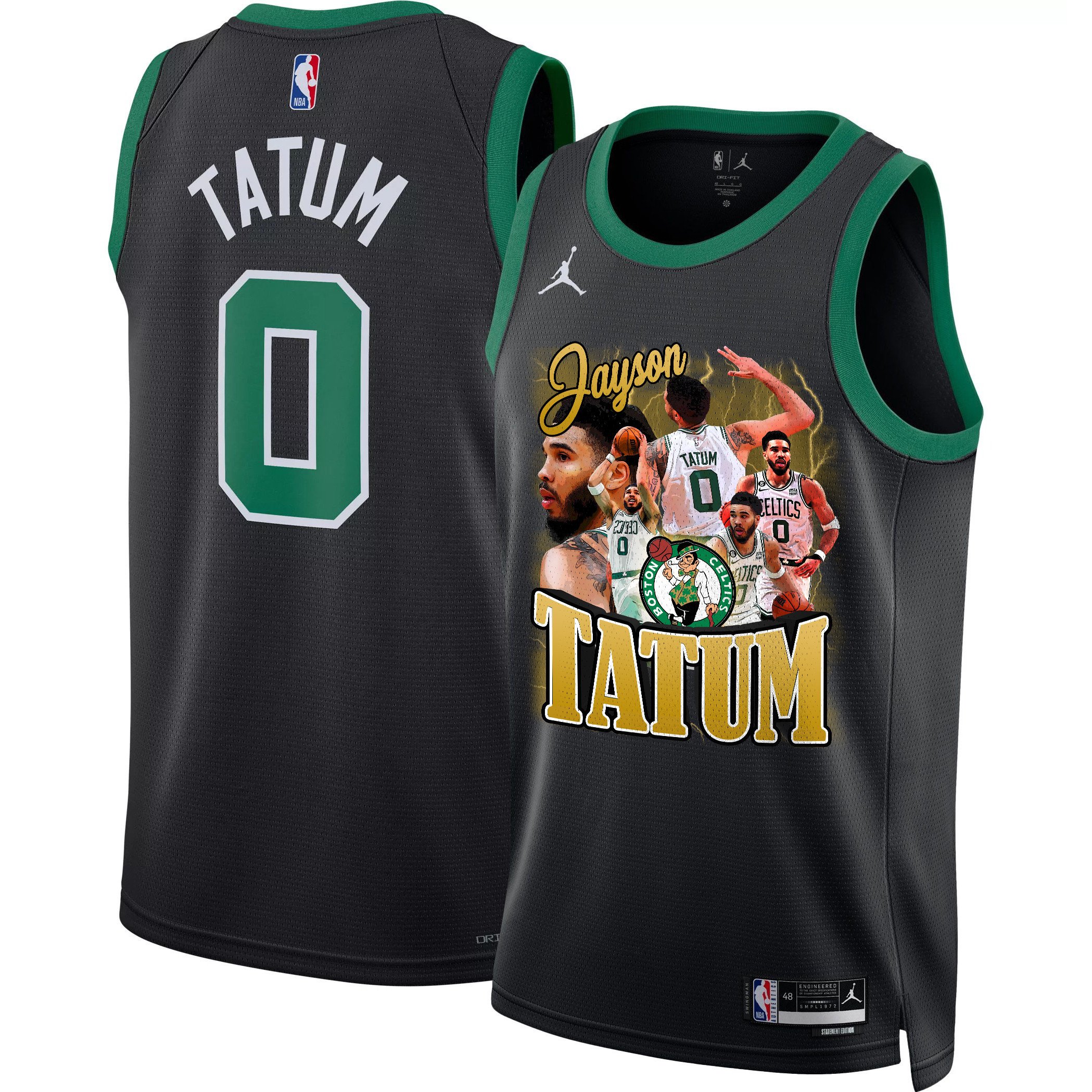 Jayson Tatum The Green Machine Boston Celtics 2022-23 Jersey – Screen Print Graphics