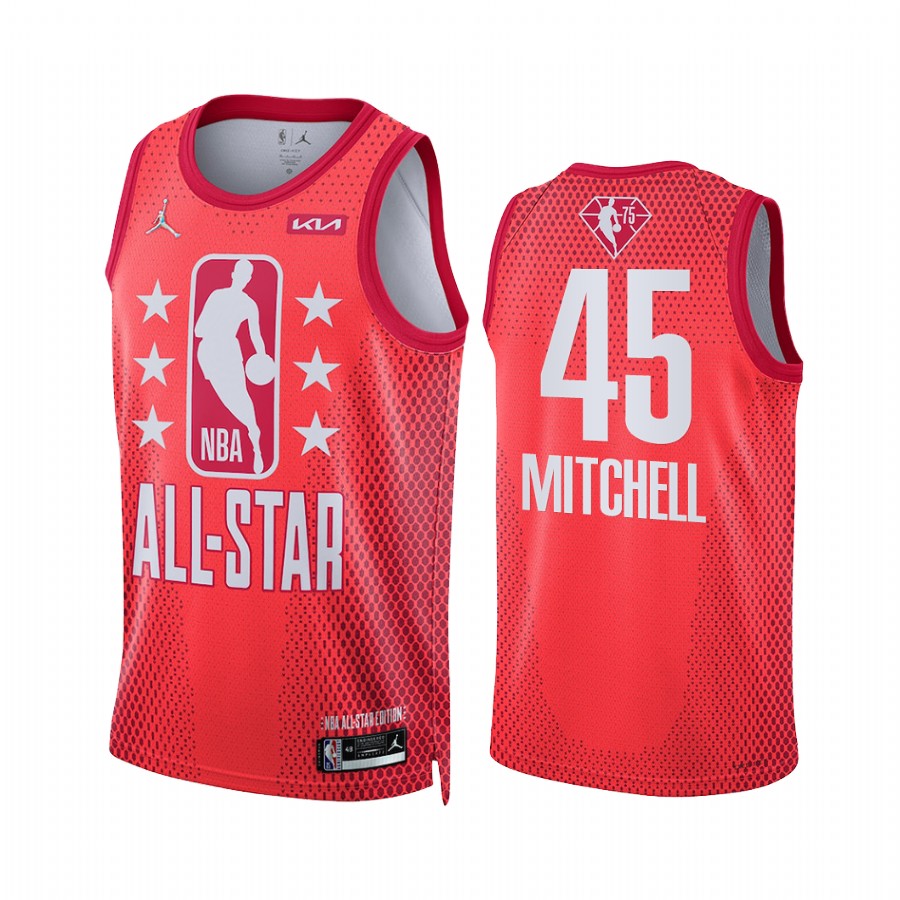 Jazz Donovan Mitchell 2022 NBA All-Star Jersey Maroon Reserves Uniform