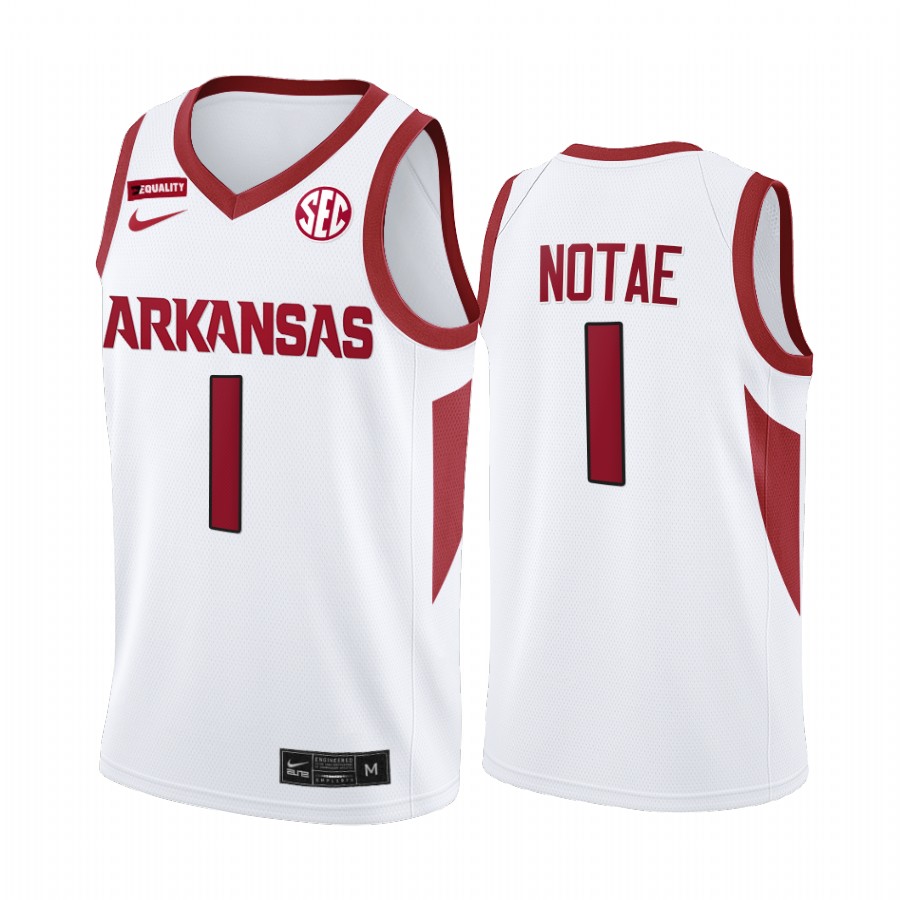 JD Notae Arkansas Razorbacks White Jersey College 2022 All-American team