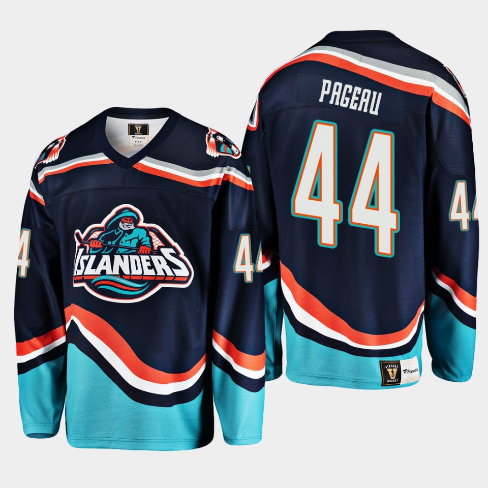 Jean-Gabriel Pageau 44 New York Islanders Navy Reverse Retro 2.0 Stitched Jersey 2022-23