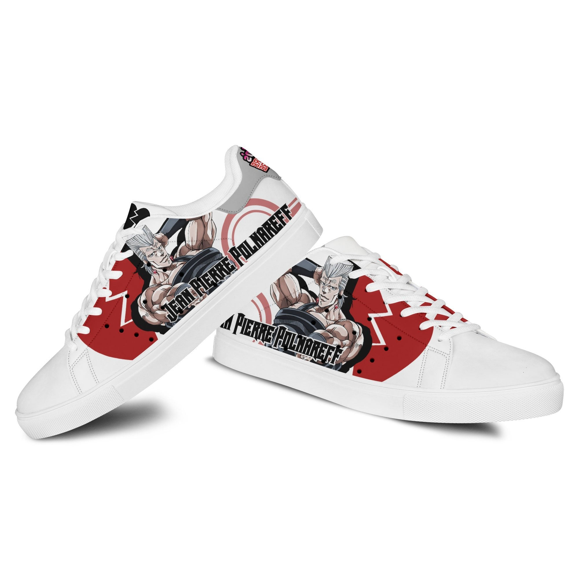 Jean Pierre Polnareff Skate Sneakers Custom Anime Jojo’s Bizarre Adventure Shoes