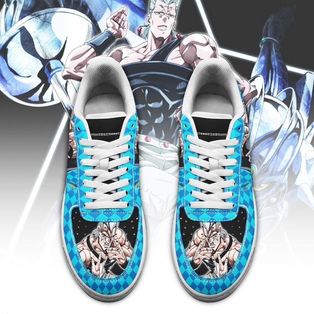 Jean Pierre Polnareff Sneakers JoJo Anime Shoes Fan Gift Idea