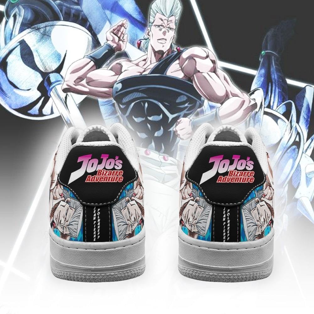 Jean Pierre Polnareff Sneakers JoJo Anime Shoes Fan Gift Idea