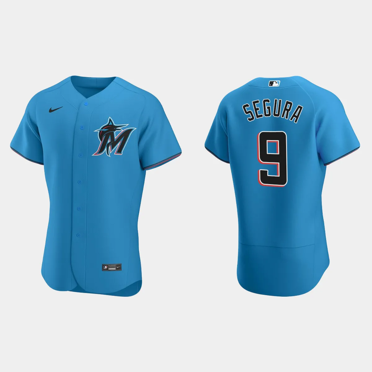Jean Segura Miami Marlins Alternate Jersey – Blue