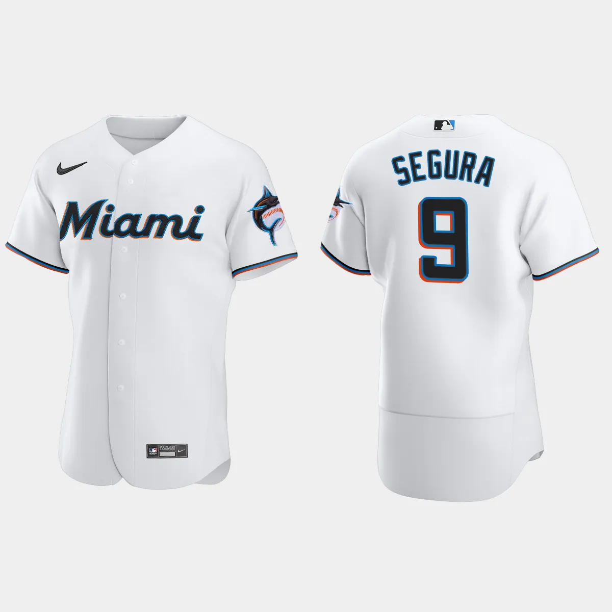Jean Segura Miami Marlins Home Jersey – White