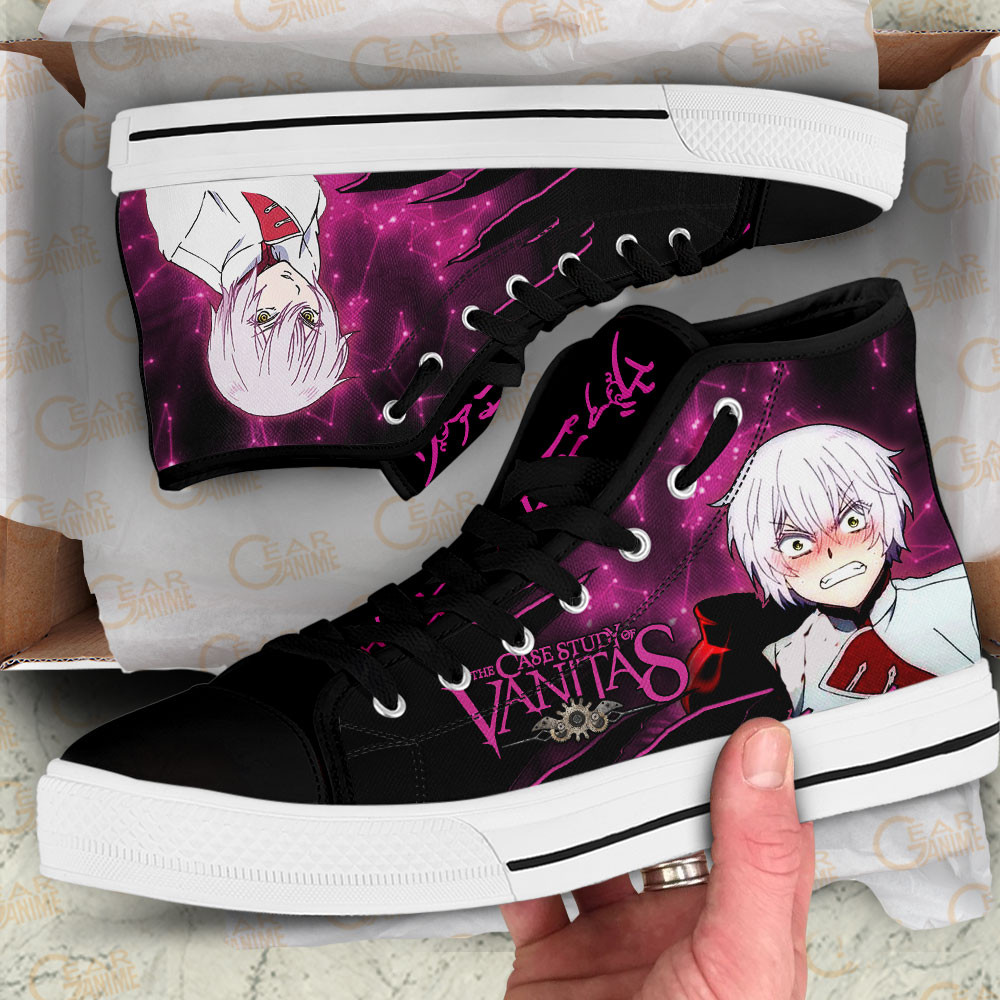 Jeanne High Top Shoes The Case Study of Vanitas Anime Sneakers