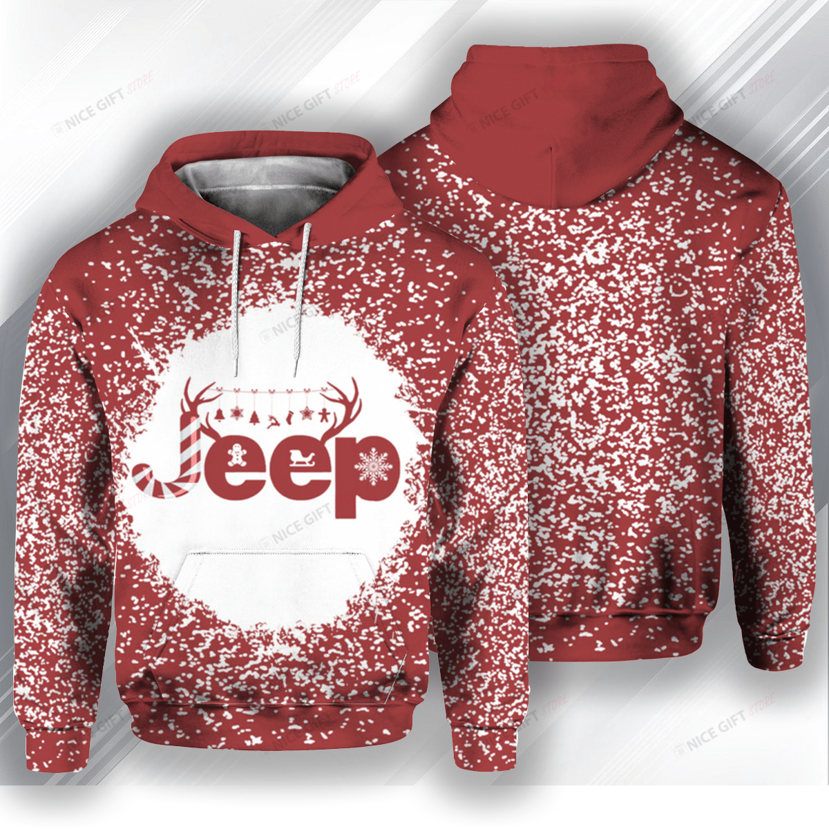 JEEP Christmas 3D Hoodie Gift For Fans