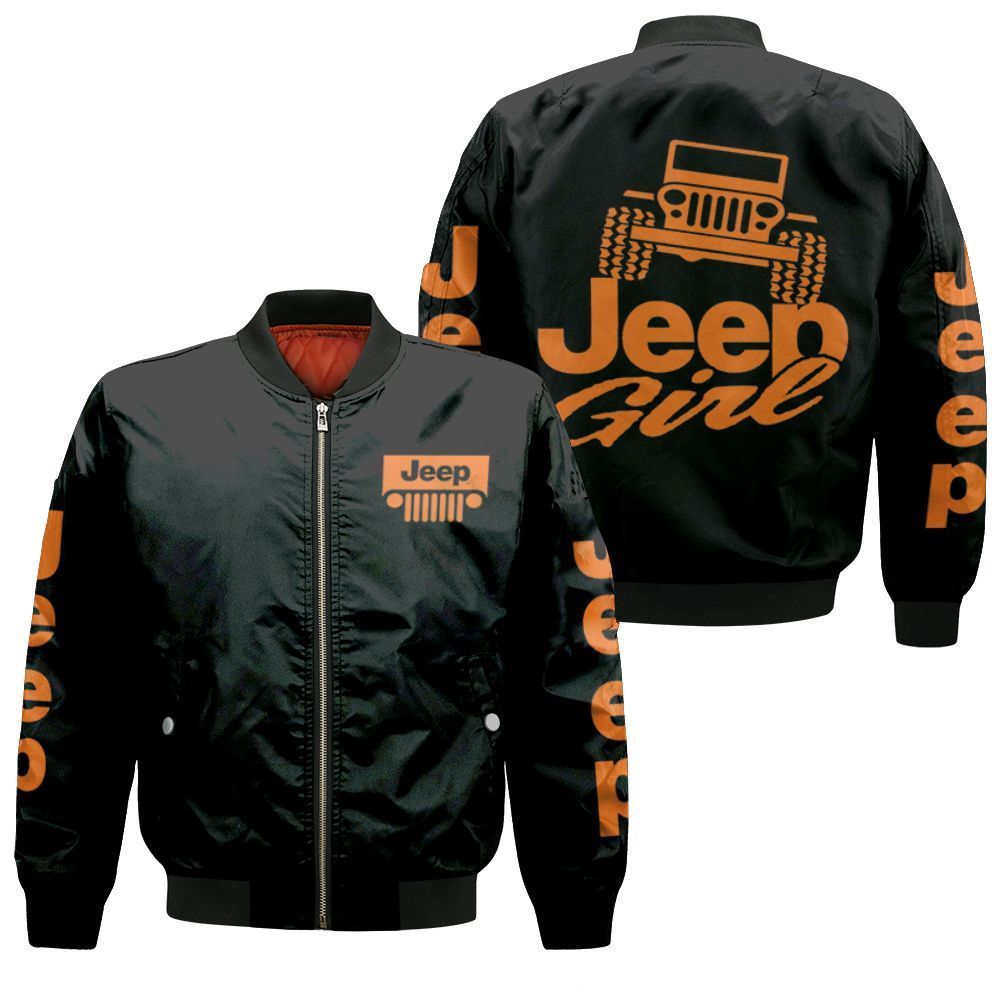 Jeep Girl Jeep Lover 3D Bomber Jacket