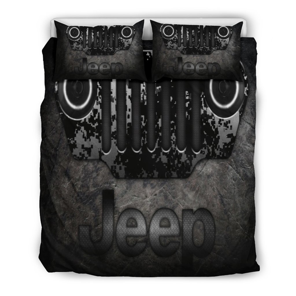 Jeep Grille Duvet Cover Bedding Set