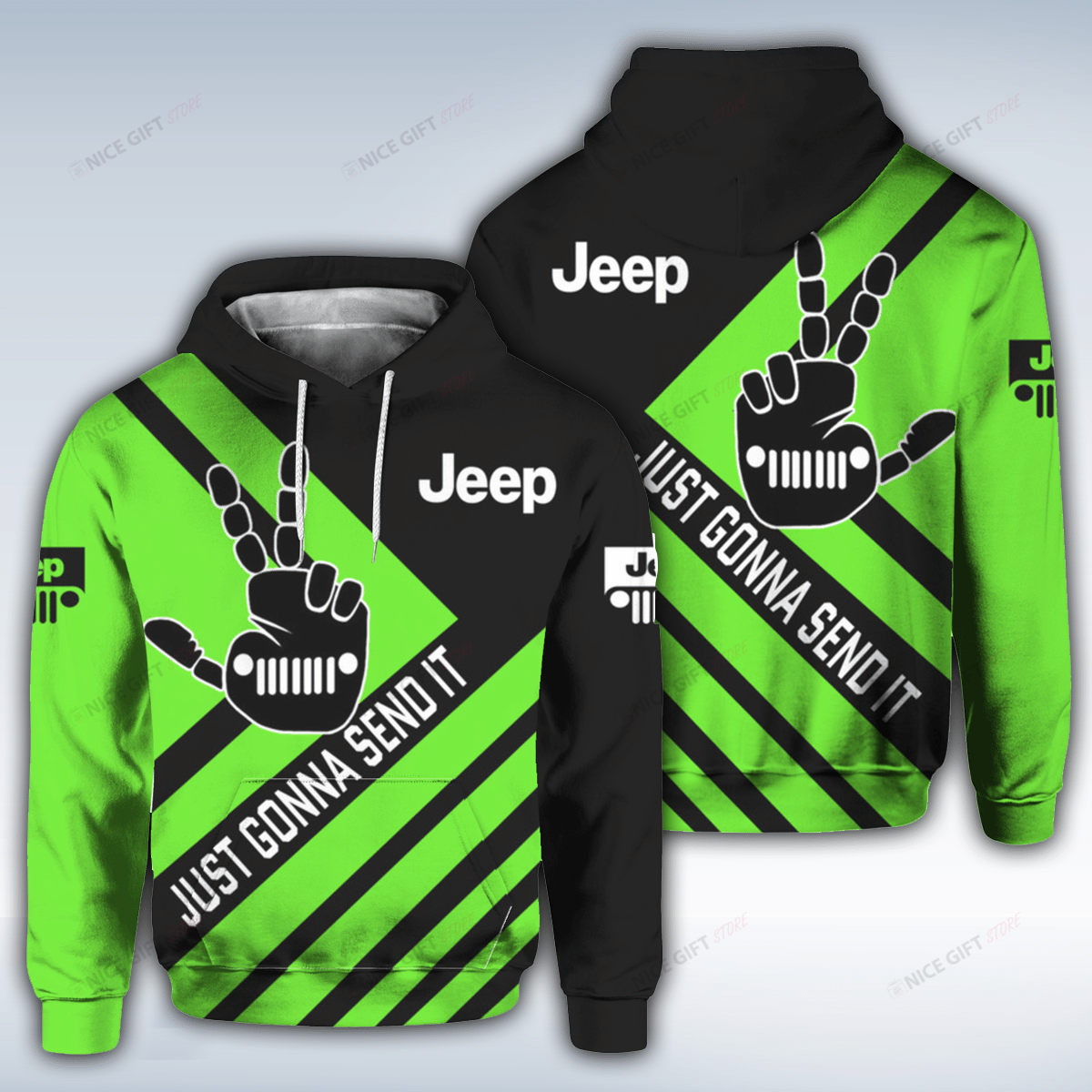 Jeep Just Gonna Send It 3D Hoodie Gift For Fans