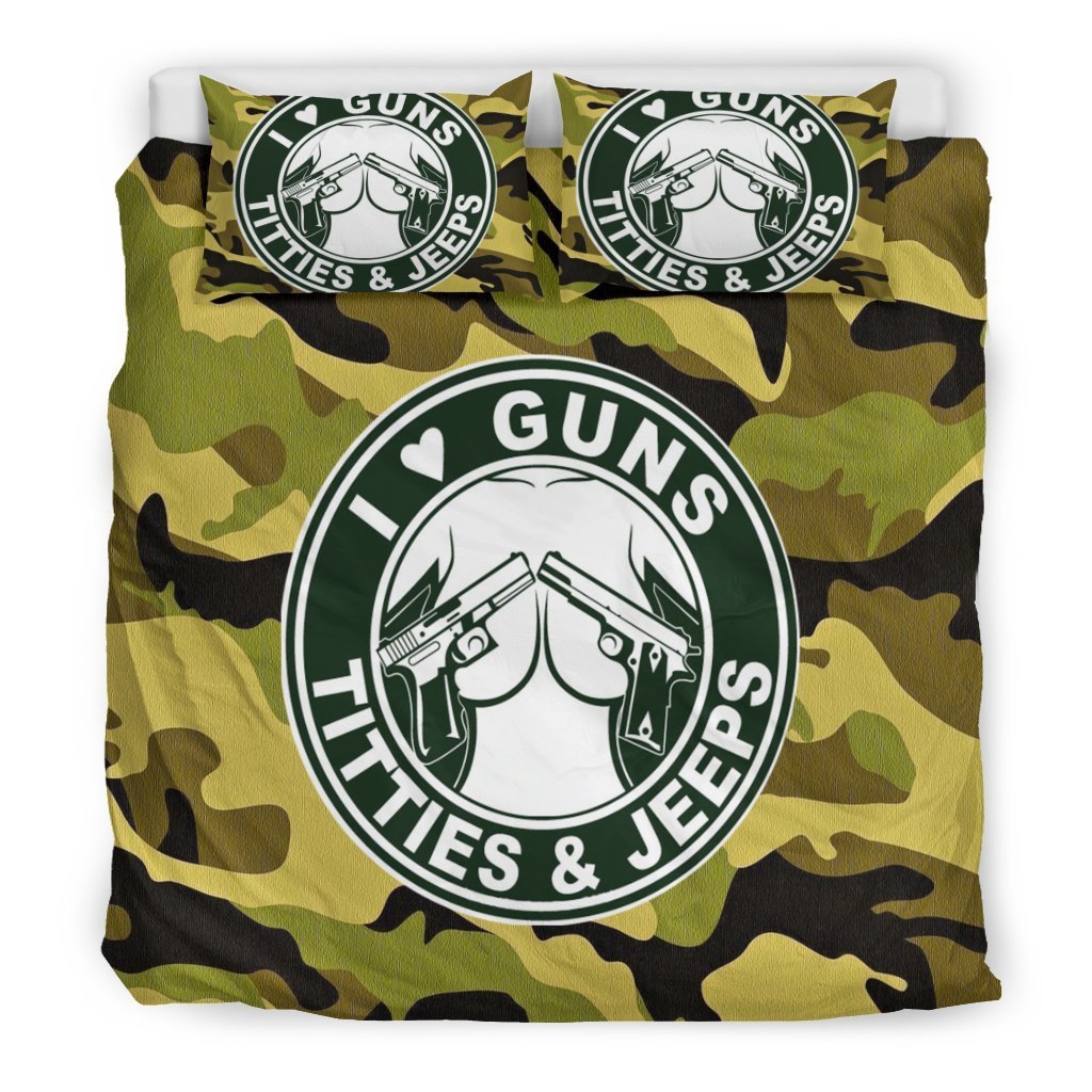 Jeep Lovers Sexy Duvet Cover Bedding Set