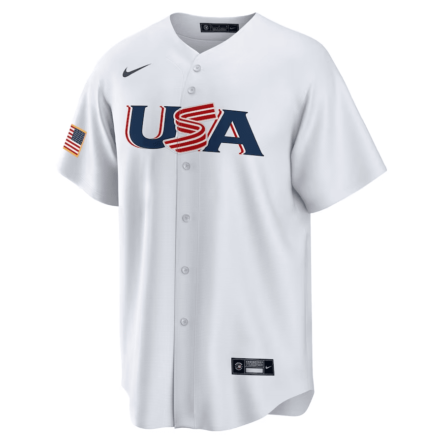 Jeff McNeil 1 USA Baseball 2023 World Baseball Classic Stitched Jersey – White