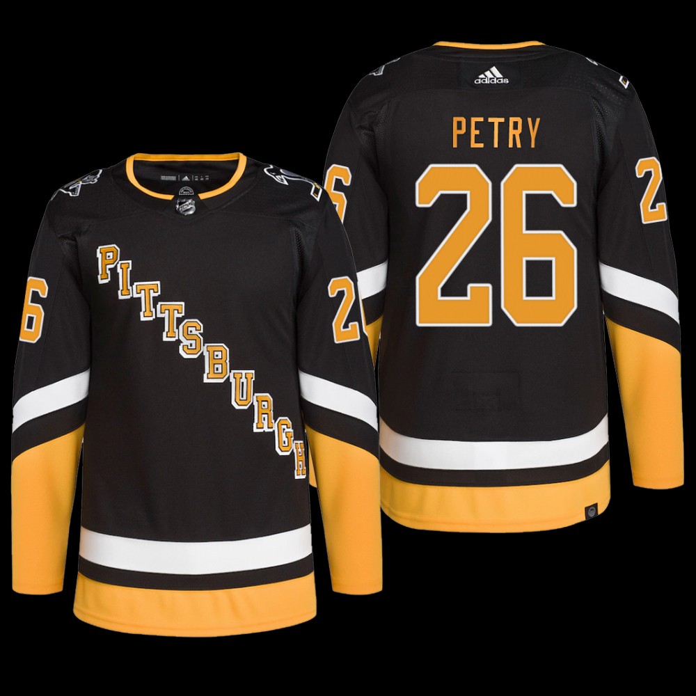 Jeff Petry Pittsburgh Penguins Primegreen Jersey 2022 Black #26 Alternate Uniform