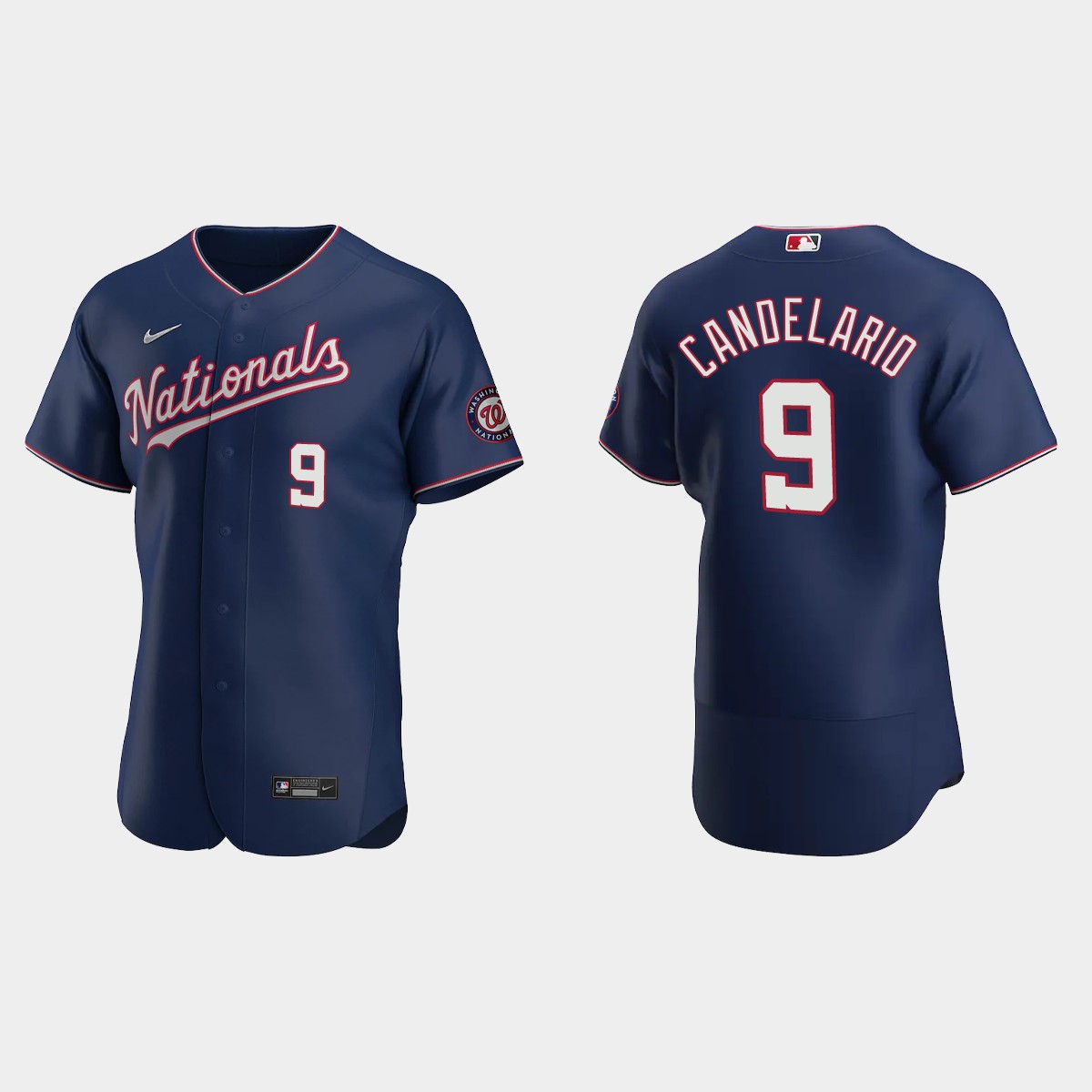 Jeimer Candelario Washington Nationals Alternate Jersey - Navy