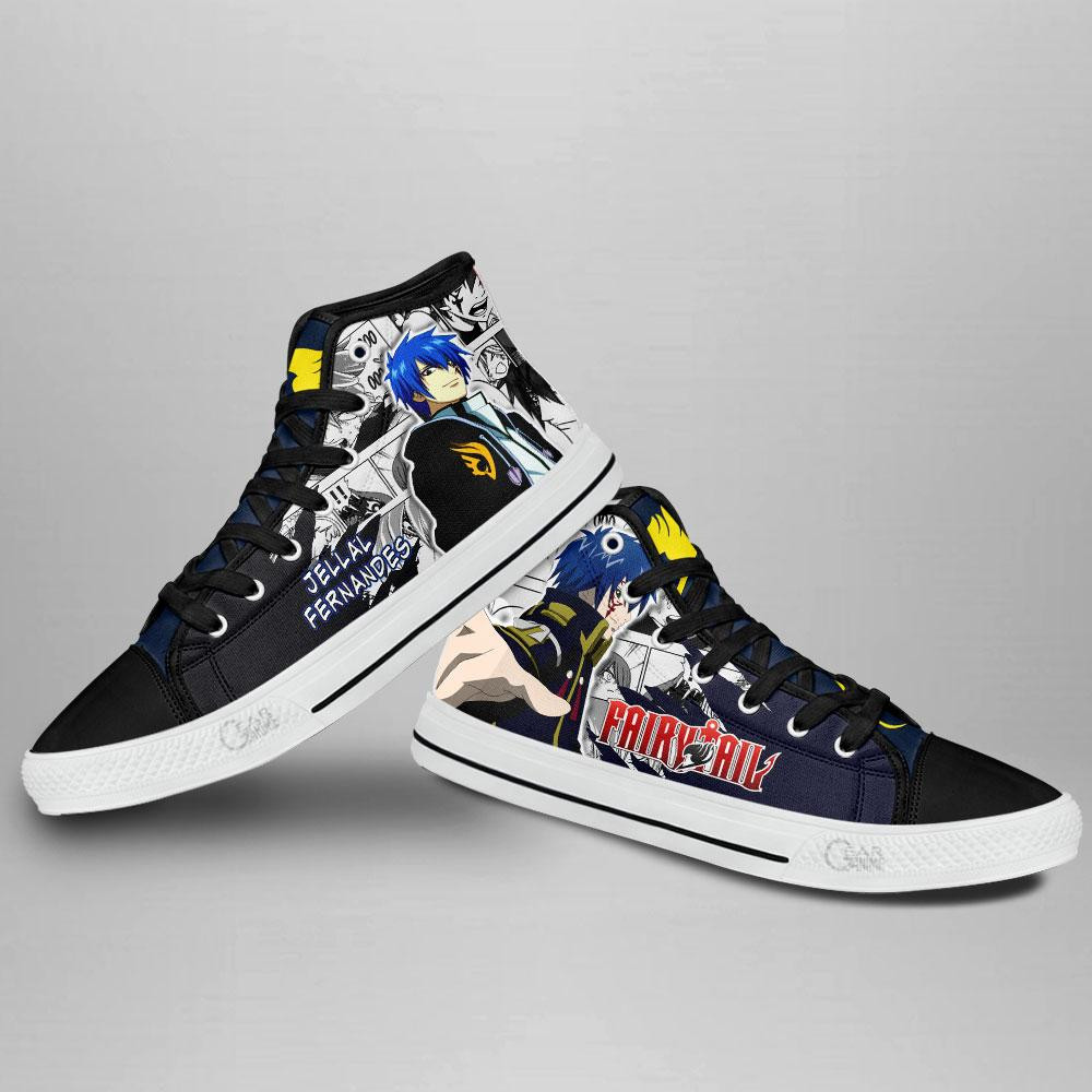 Jellal Fernandes High Top Shoes Custom Fairy Tail Anime Sneakers