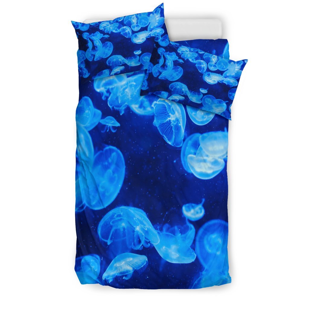 Jellyfish 3D Customized Duvet Cover Bedding Set