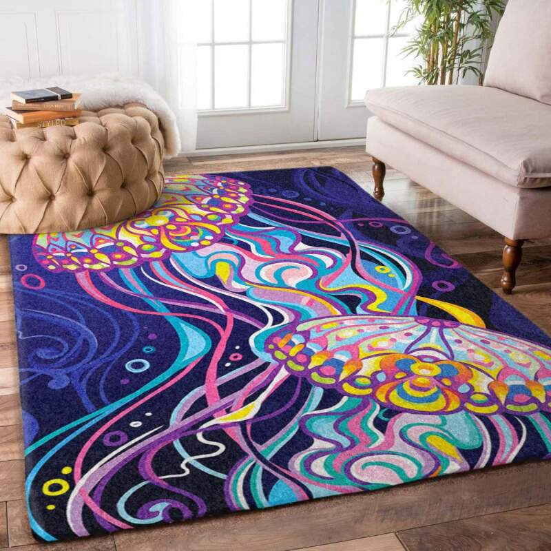 Jellyfish Rectangle Rug