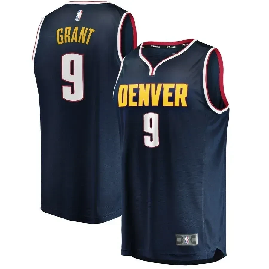 Jerami Grant Denver Nuggets Fast Break Jersey Navy – Icon Edition
