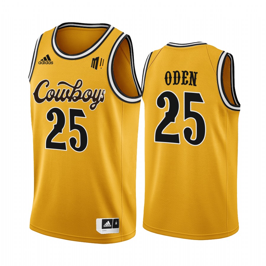 Jeremiah Oden Wyoming Cowboys Gold Jersey 2022 College