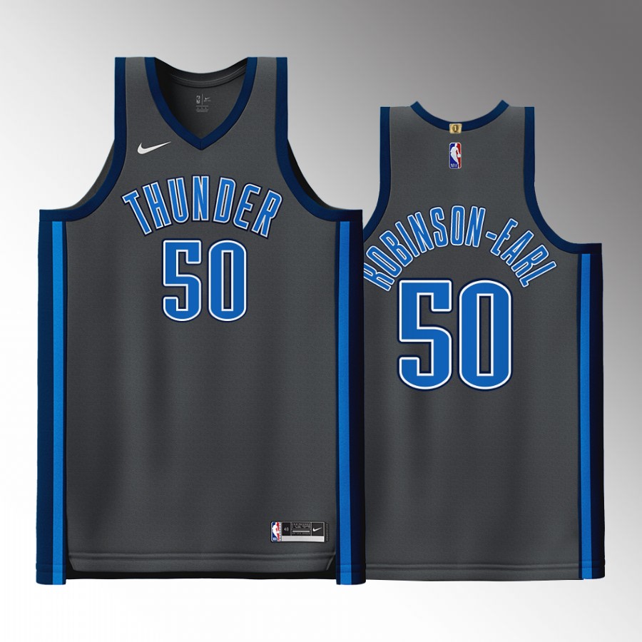 Jeremiah Robinson-Earl 2022-23 Thunder #50 City Edition Jersey Black