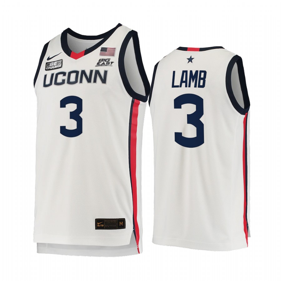 Jeremy Lamb UConn Huskies White Jersey College Alumni