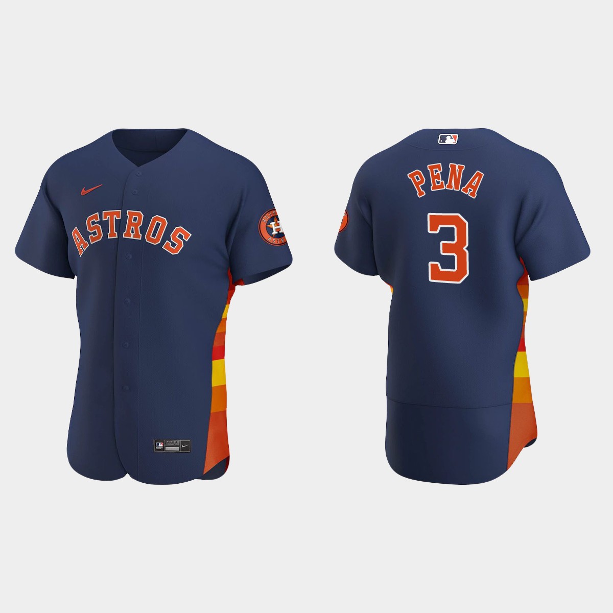 Jeremy Pena Houston Astros Alternate Jersey - Navy