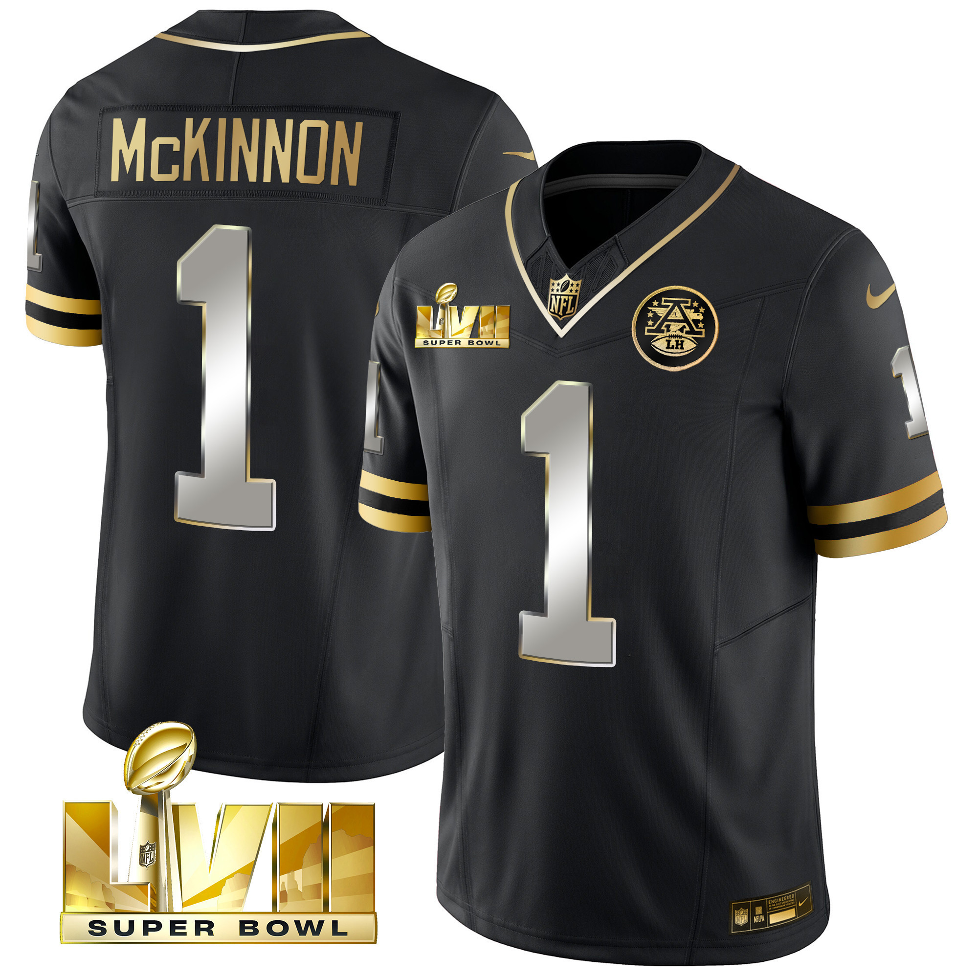 Jerick McKinnon Men's Kansas City Chiefs Throwback Limited Vapor Black Limited Jersey - All Stitched 