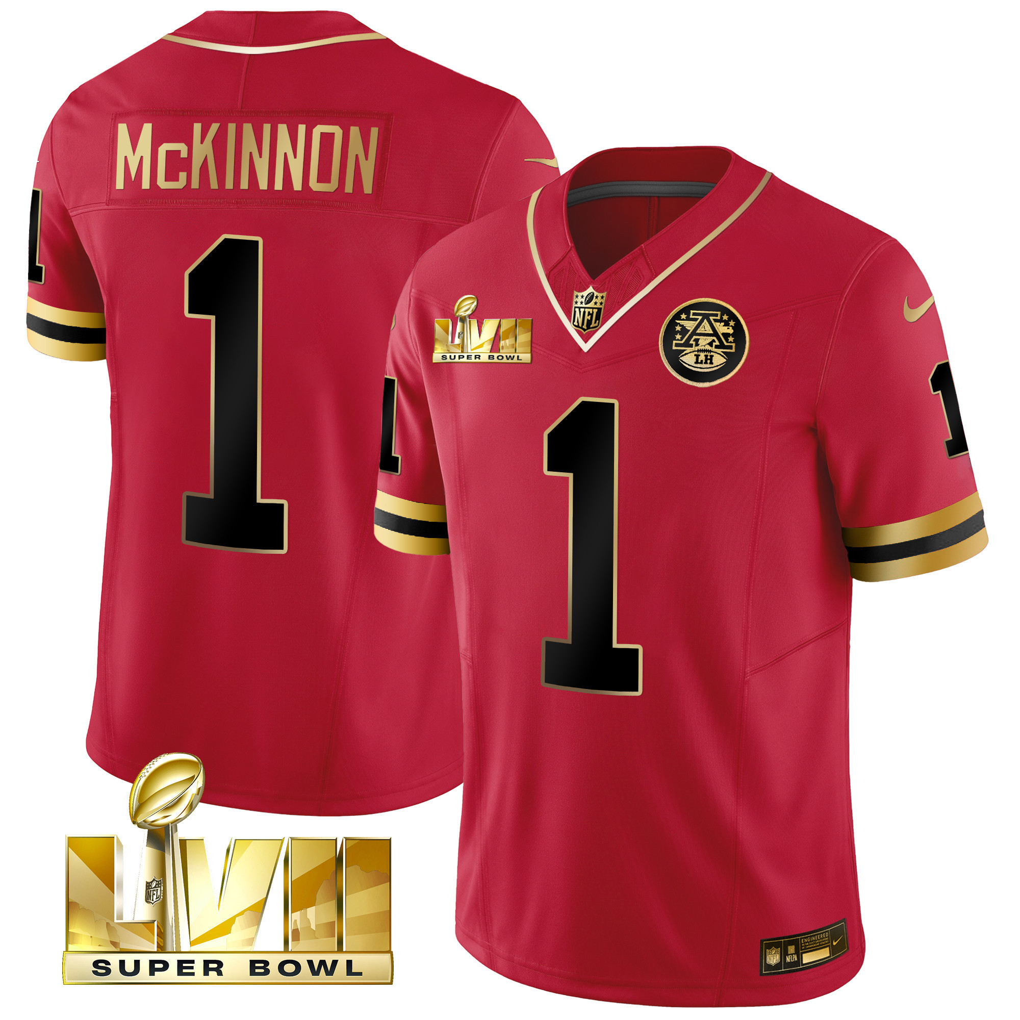 Jerick McKinnon Men's Kansas City Chiefs Throwback Limited Vapor Black Red Jersey - All Stitched 