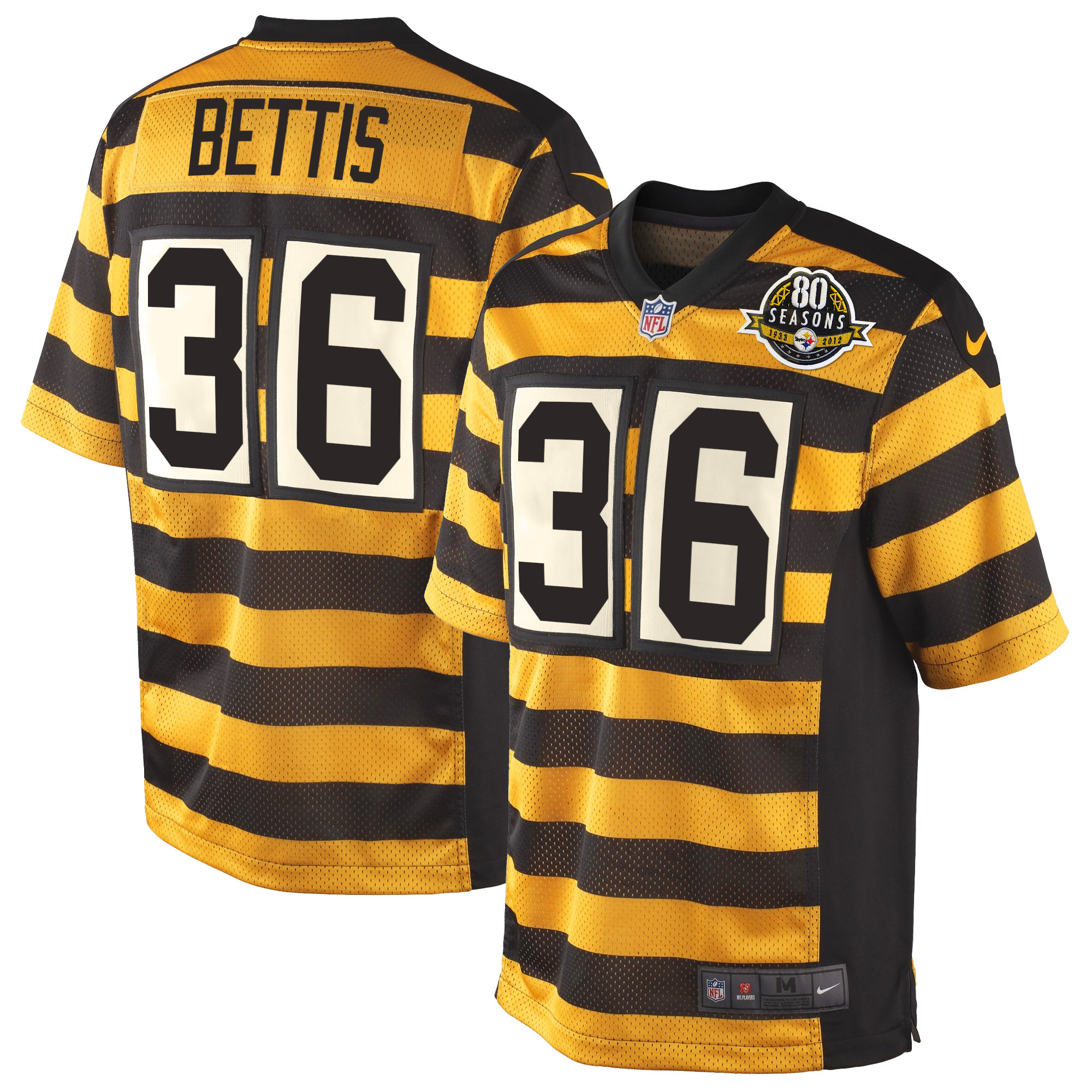 Jerome Bettis Pittsburgh Steelers Throwback Bunblebee Jersey - All Stitched