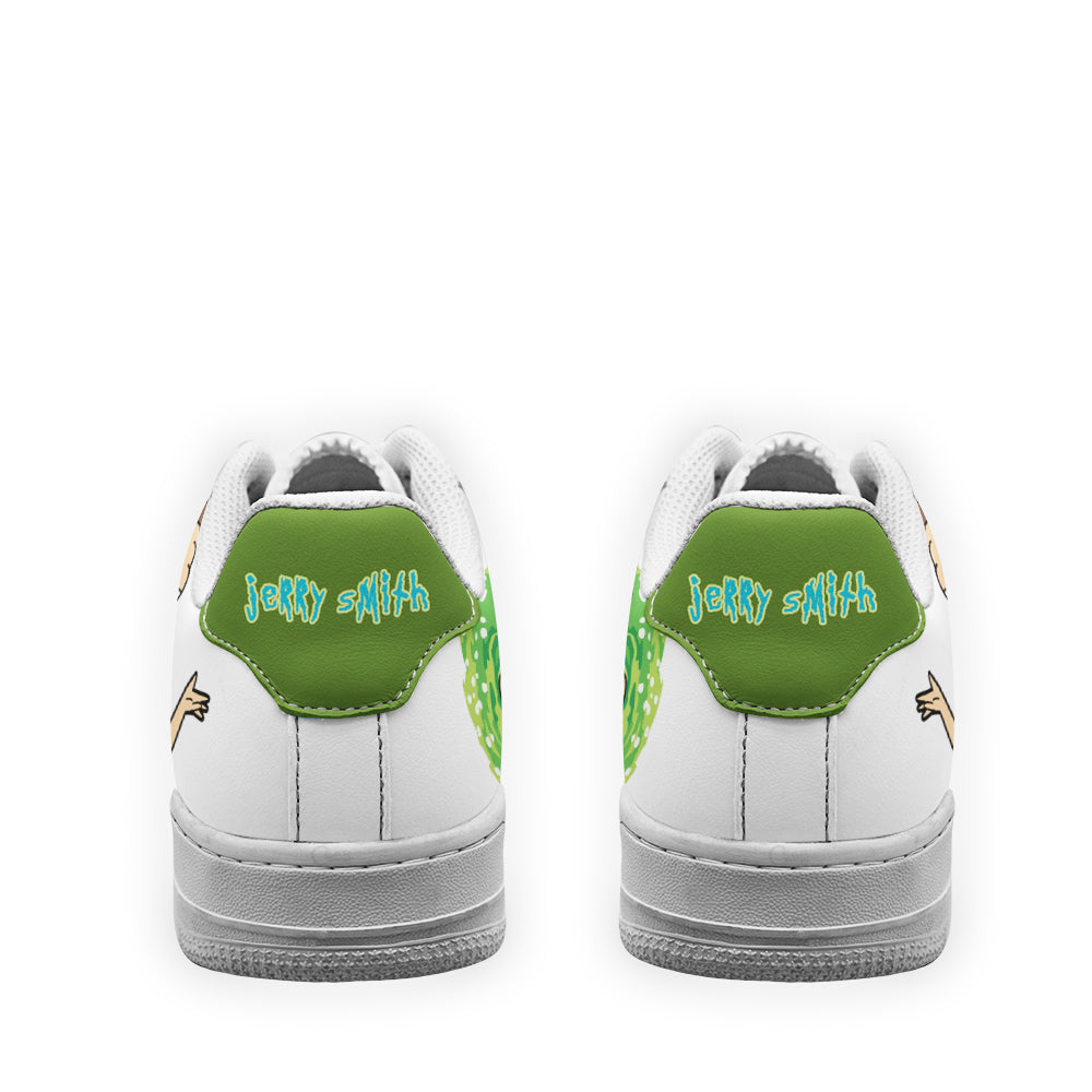 Jerry Smith Rick and Morty Custom Air Sneakers