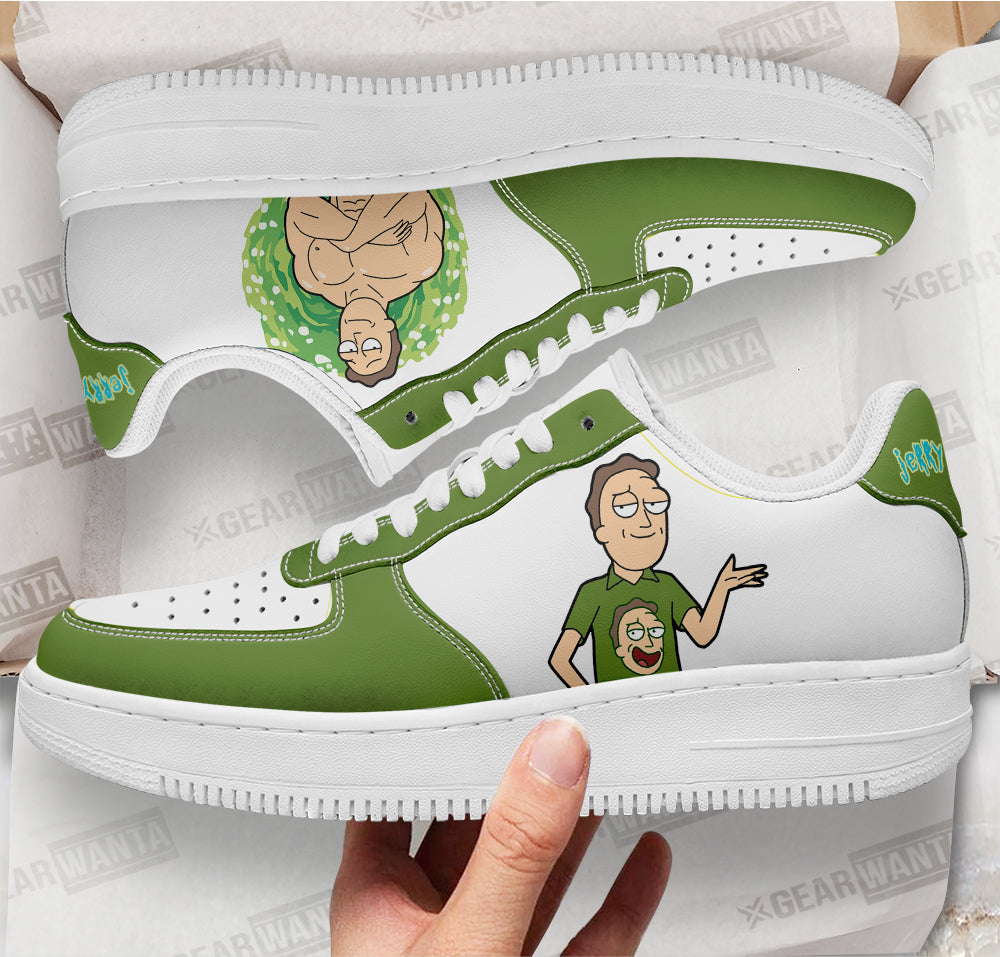 Jerry Smith Rick and Morty Custom Air Sneakers