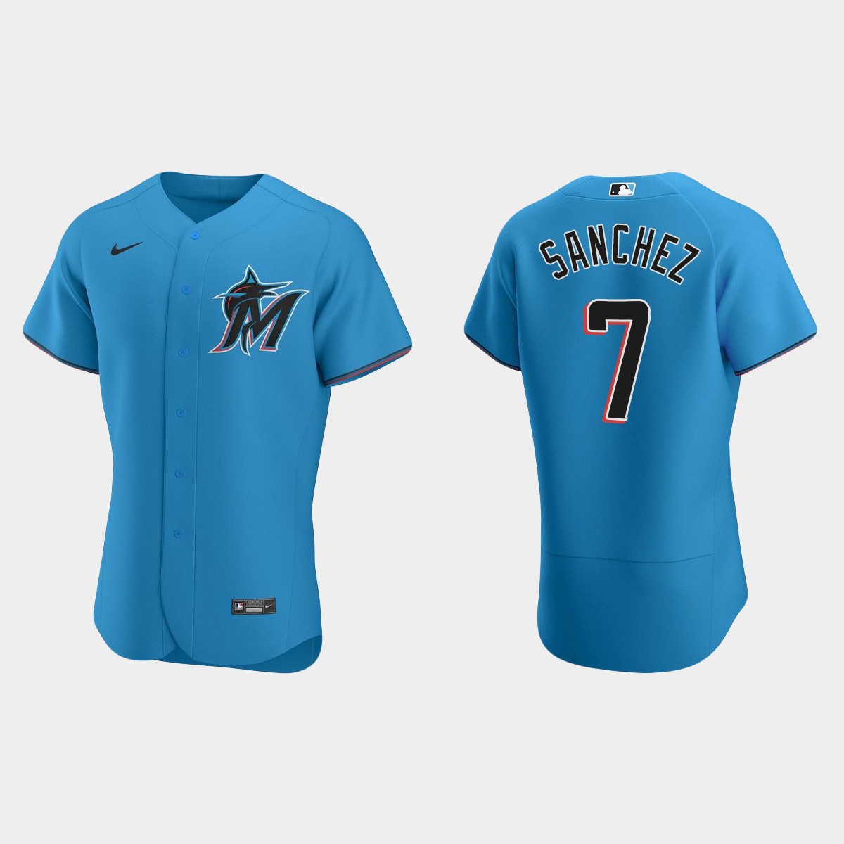 Jesus Sanchez Miami Marlins Alternate Jersey - Blue