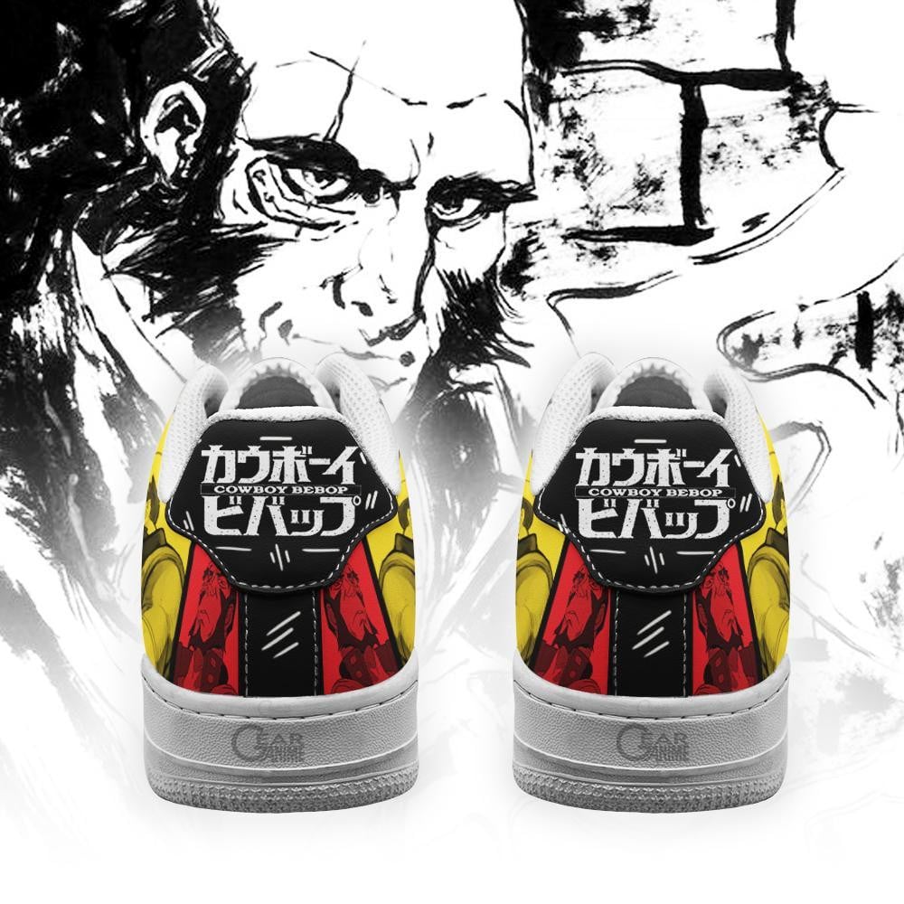 Jet Black Cowboy Bebop Sneakers Anime Custom Shoes