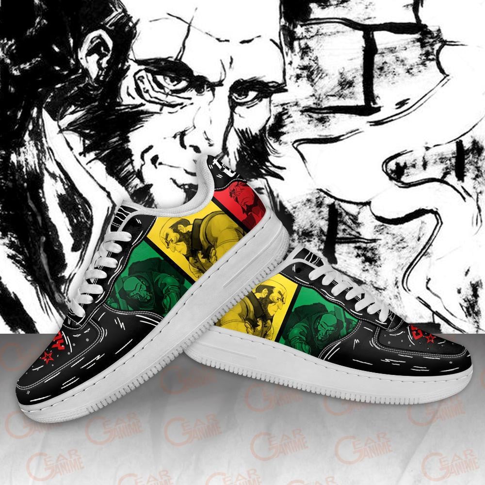 Jet Black Cowboy Bebop Sneakers Anime Custom Shoes