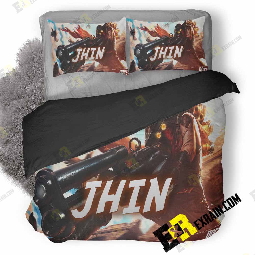 Jhin League Of Legends Artwork H1 3D Customized Duvet Cover Bedding Set