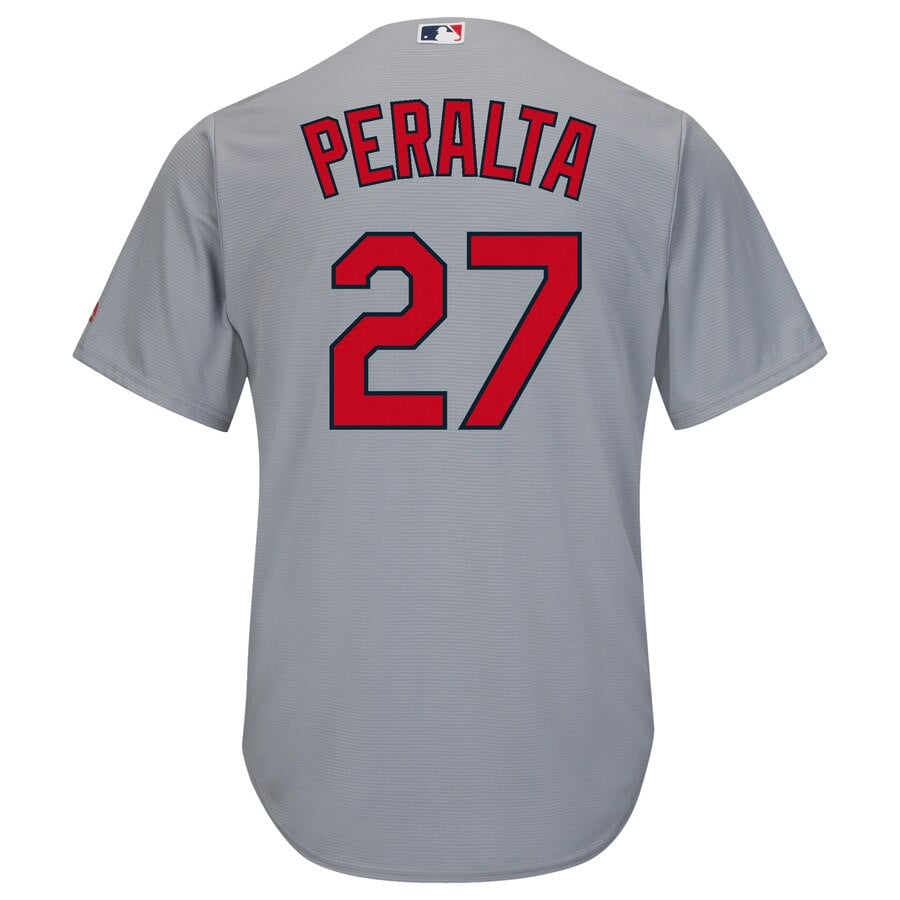 Jhonny Peralta St. Louis Cardinals Majestic Official Cool Base Player Stitched Jersey – Gray