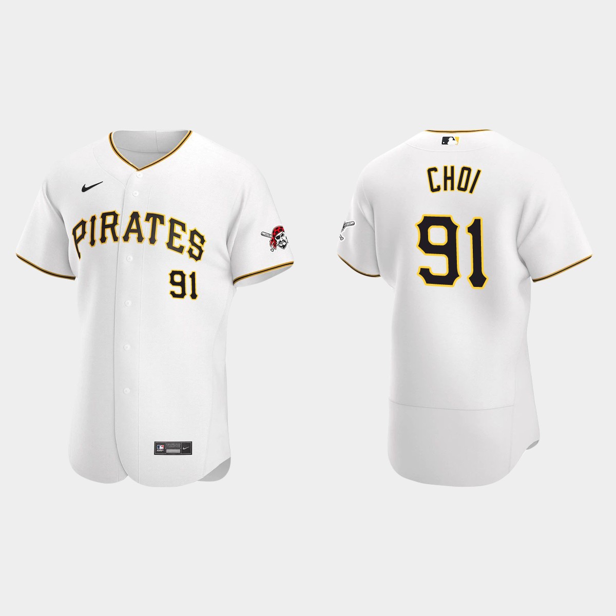 Ji-Man Choi Pittsburgh Pirates Home Jersey - White