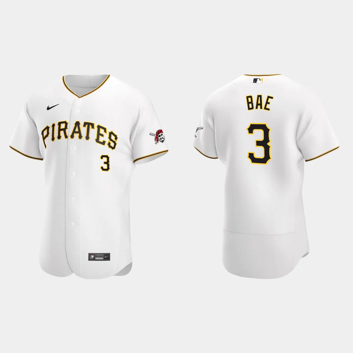 Ji Hwan Bae Pittsburgh Pirates Home Jersey - White