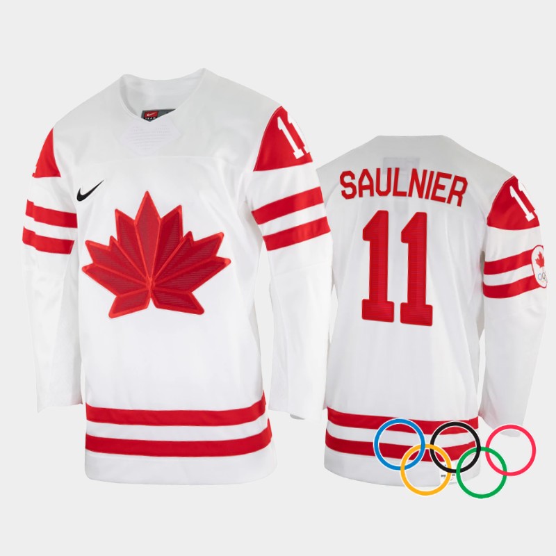 Jillian Saulnier Canada Women's White Jersey 2022 Winter Olympics