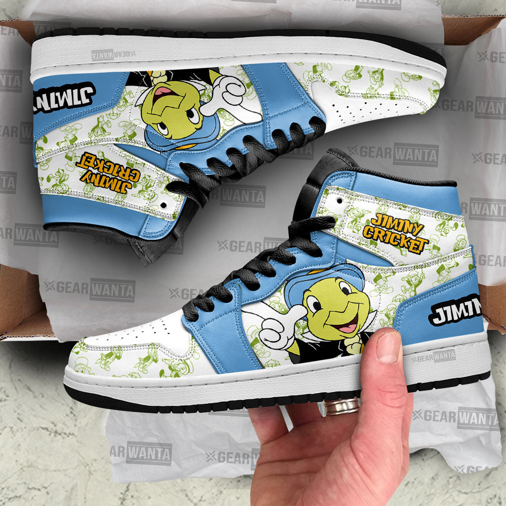 Jiminy Cricket J1 Shoes For Cartoon Fans Sneakers, Air Jordan Hightop